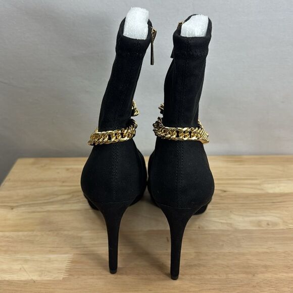 Jessica Simpson Women's Valyn Chain Stieletto Heel Dress Booties Size 10 NIB - Picture 3 of 11